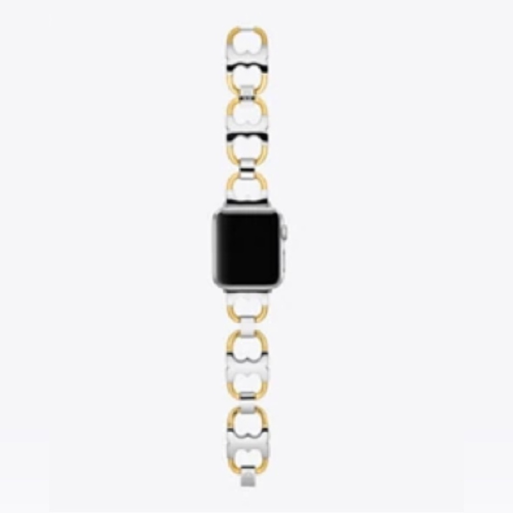 Tory Burch Double T-Link Two-Toned Apple Band Bracelet 38-40MM